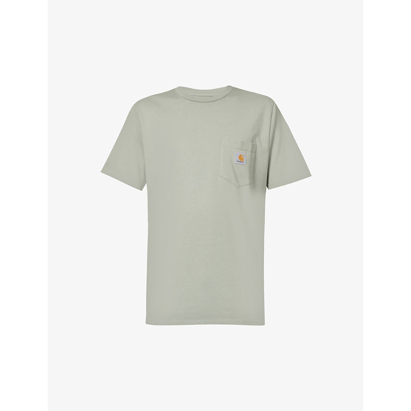 CARHARTT CARHARTT WIP MENS YUCCA LOGO-EMBELLISHED POCKET RELAXED-FIT COTTON T-SHIRT,63163354