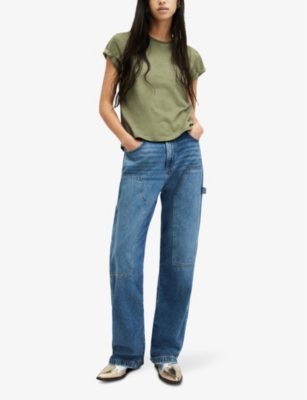 ALLSAINTS: Anna logo-print organic-cotton T-shirt