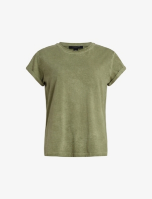ALLSAINTS: Anna logo-print organic-cotton T-shirt