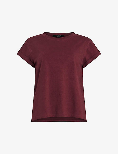 ALLSAINTS: Anna logo-print organic-cotton T-shirt