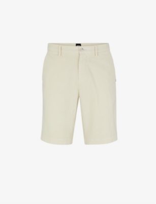 BOSS - Slim-fit shorts in water-repellent twill