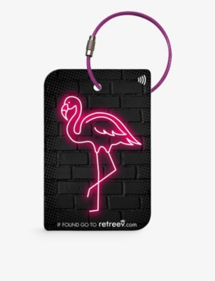 The Tech Bar Flamingo Retreev Smart Luggage Tag
