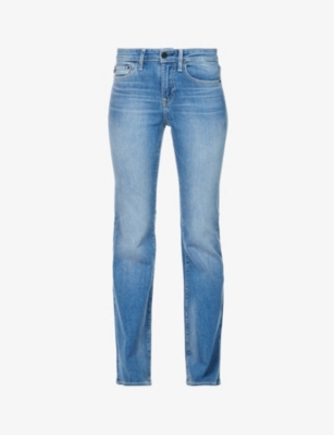 Ag Mari High Rise Cropped Slim Straight Jeans In 19 Years Skywalk In 8 Years 05