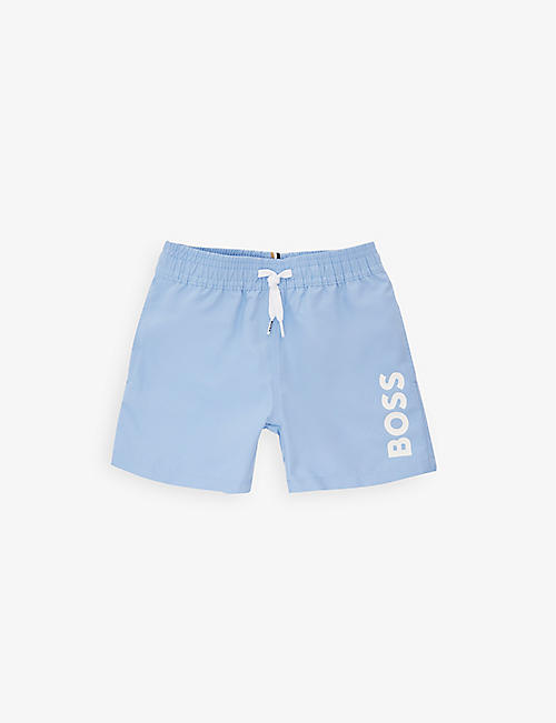 BOSS: Logo-print swim shorts 6 months - 3 years
