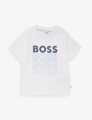 Hugo boss t shirts on sale selfridges