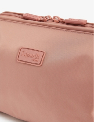 Lipault Toilet Kit Shell Toiletry Bag In Rosewood