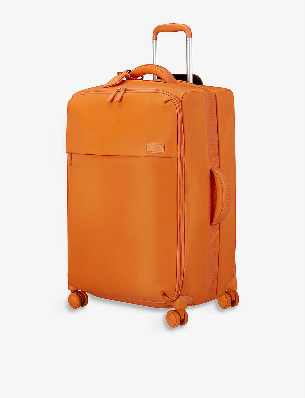 Lipault Orange Plume Long-trip Woven Suitcase 70cm