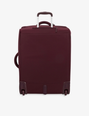Lipault Dark Purple Plume Foldable Two-wheel Long-trip Suitcase 75cm In Dark Purple