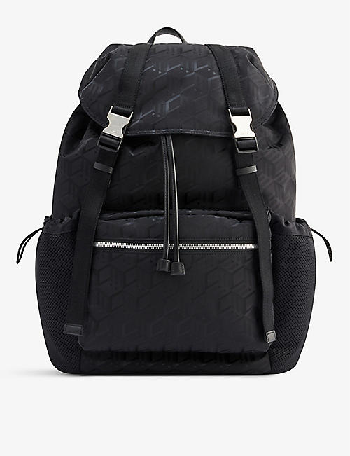 MCM: Brandenburg geometric-print woven backpack
