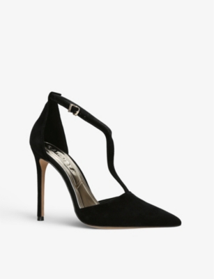 CARVELA: Vanity 110 pointed-toe stiletto suede courts