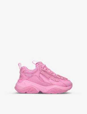 Amiri Girls Pink Kids Bone Runner Leather Trainers 3-8 Years | ModeSens