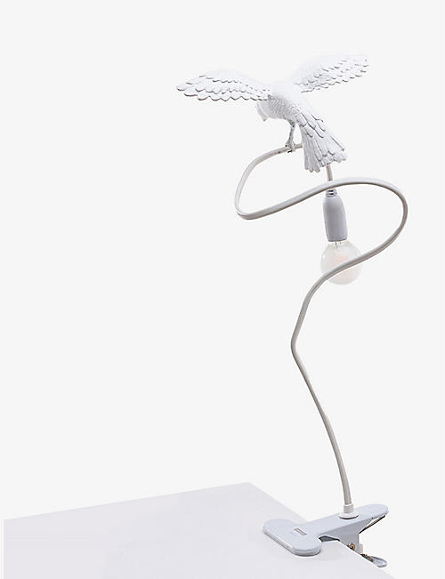 SELETTI: Sparrow Cruising resin clamp lamp 100cm