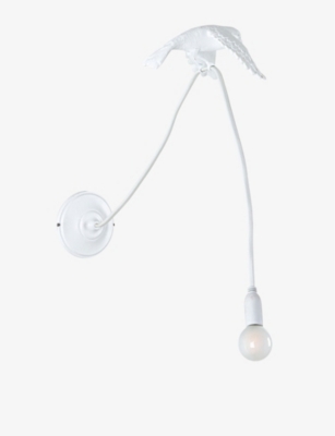 SELETTI: Sparrow Taking Off resin wall lamp 100cm