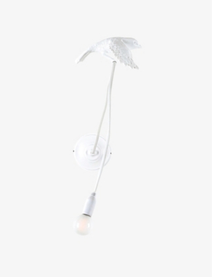 SELETTI: Sparrow Taking Off resin wall lamp 100cm