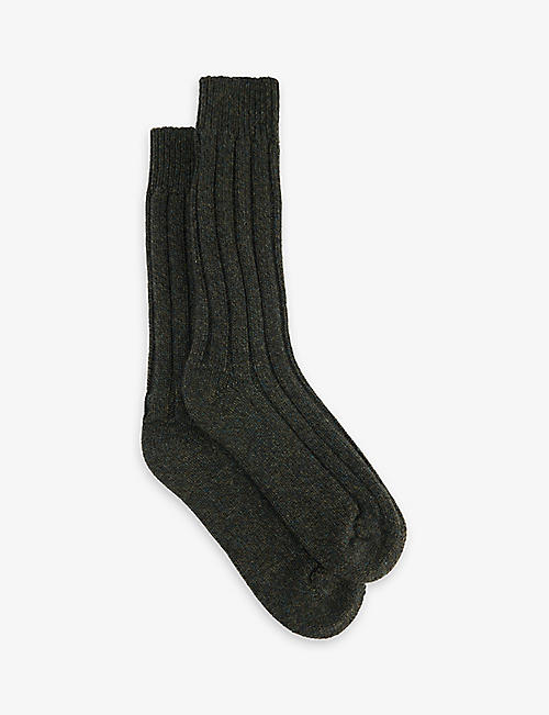 BEGG X CO: Lounge ribbed cashmere socks