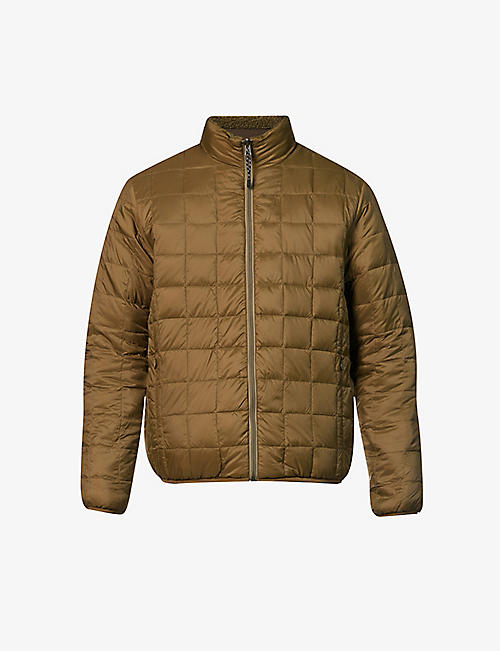 TAION: Reversible shearling-lined shell jacket