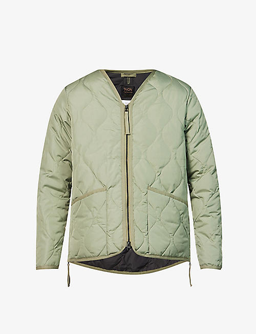 TAION: Military quilted woven jacket