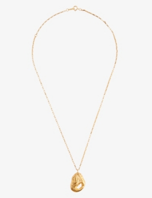 Shop Alighieri Womens 24 Gold The Clouds In Your Mind 24ct Yellow Gold-plated Bronze Pendant Necklace