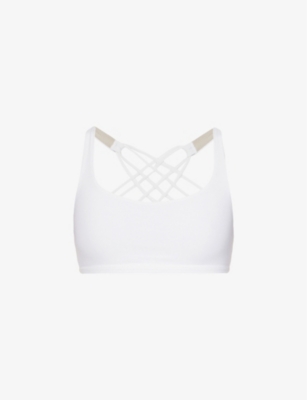 Lululemon Free To Be Wild Strappy Sports Bra White (12) 