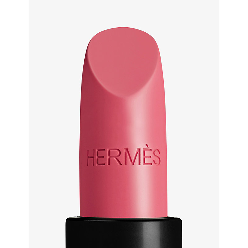 Shop Hermes Rose Bruyere Rouge Hermès Satin Lipstick Refill 3.5g