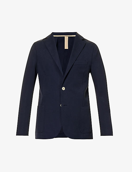 ELEVENTY: Single-breasted stretch-cotton-blend blazer jacket