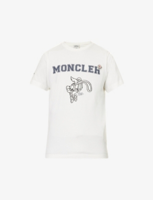 MONCLER × Roger Rabbit Tシャツ Disney MONCLER - Moncler x Disney Roger Rabbit brand-print cotton-jersey