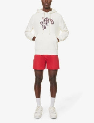 Moncler Mens White X Disney Roger Rabbit Brand-print Cotton-jersey ...
