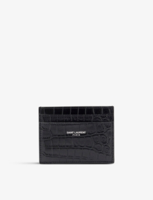 Mens ysl shop card holder