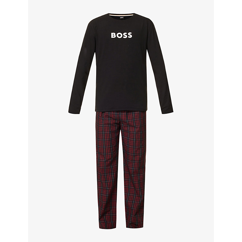 Eigendom maniac club Hugo Boss Mens Medium Beige Urban Logo-print Stretch-cotton Pyjama Set |  ModeSens