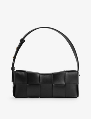 BOTTEGA VENETA Cassette intrecciato leather shoulder bag