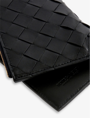 BOTTEGA VENETA: Intrecciato leather card holder
