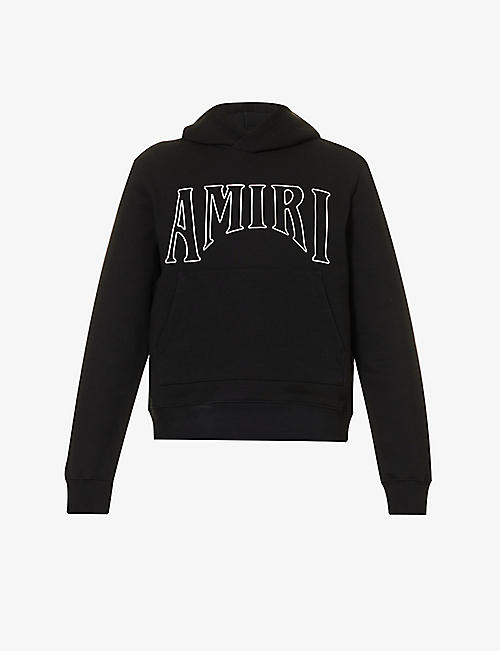 AMIRI: Zoltar logo-print cotton-jersey hoody
