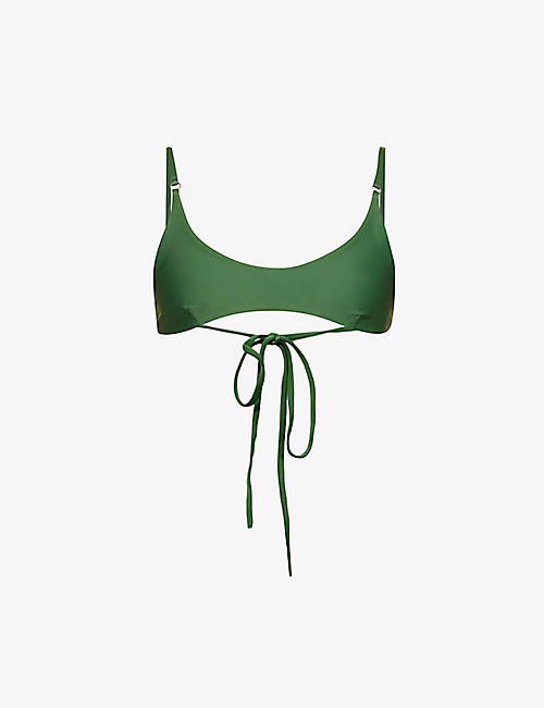 LEA THE LABEL: Riviera scoop-neck bikini top