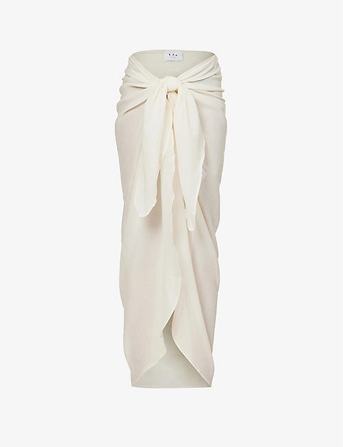 LEA THE LABEL: Le Paréo knot-tie organic-cotton sarong
