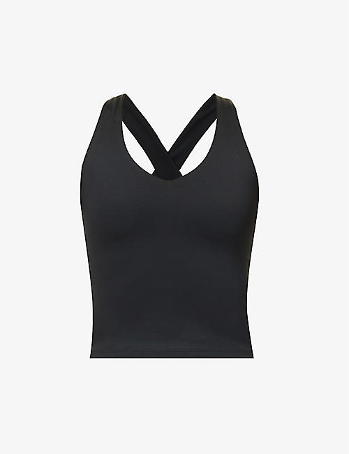 GIRLFRIEND COLLECTIVE: Zoe slim-fit stretch-recycled polyester tank top