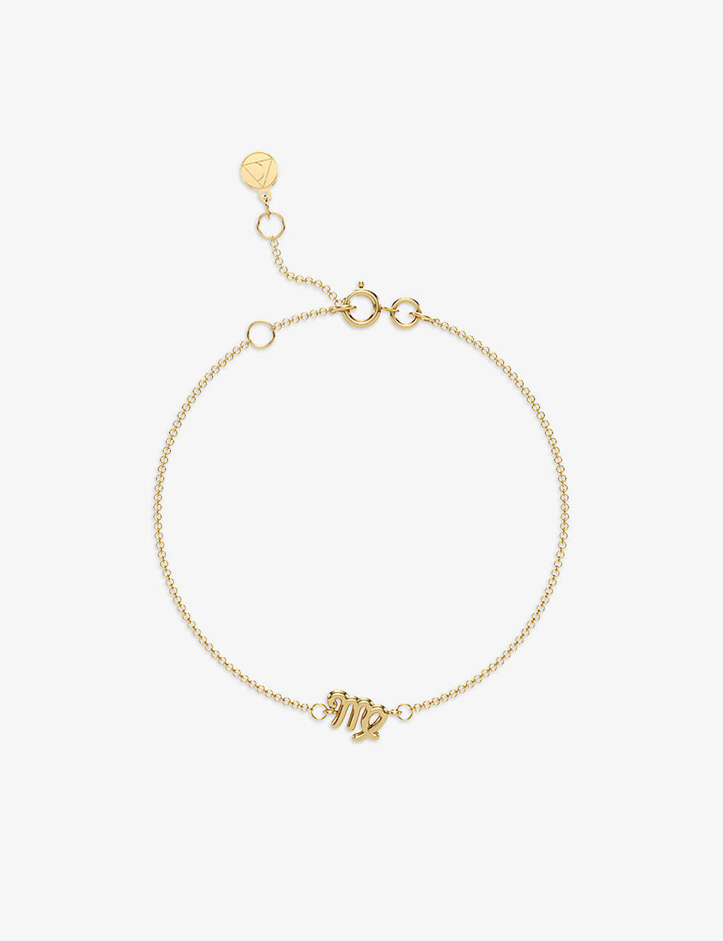 The Alkemistry Virgo Zodiac 18ct Recycled Yellow Gold Bracelet