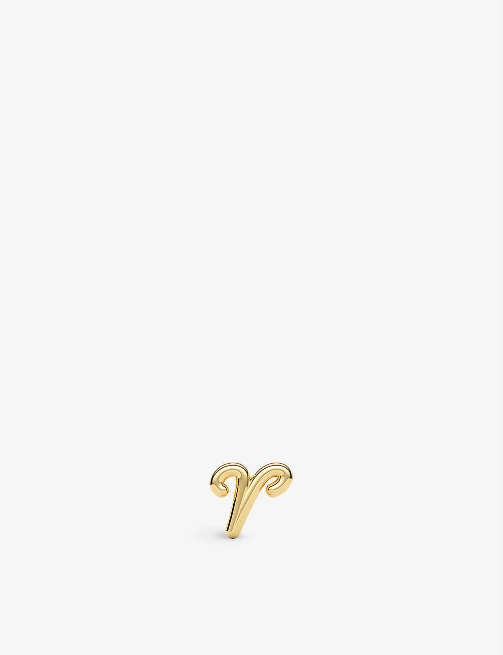 The Alkemistry Aries Zodiac 18ct Recycled Yellow-gold Stud Earring