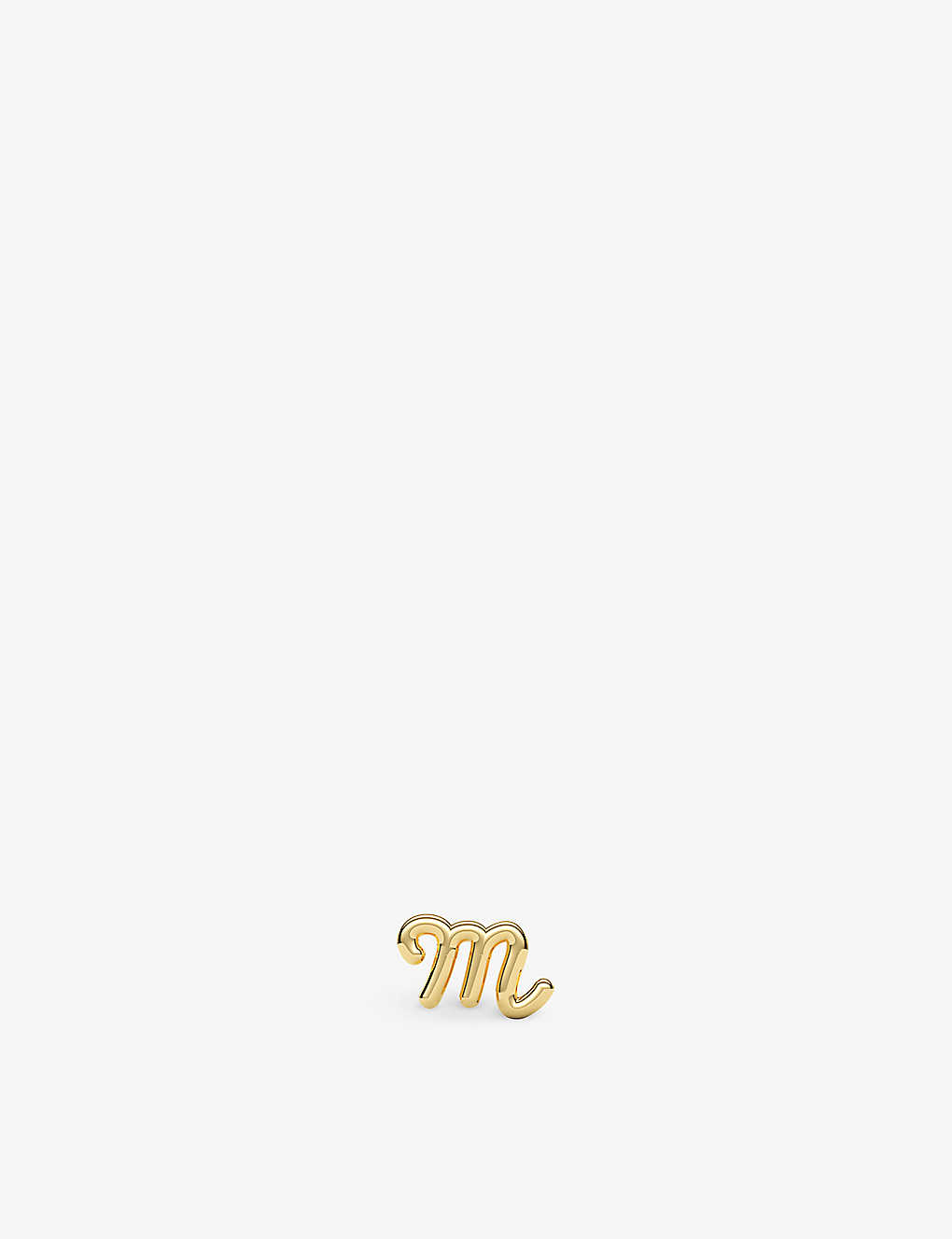 The Alkemistry Scorpio Zodiac 18ct Recycled Yellow-gold Stud Earring