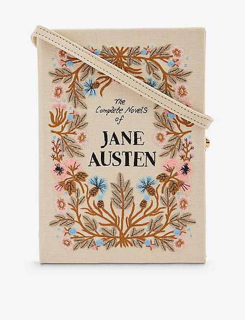NONE: Jane Austen cotton, wool and silk-blend shoulder bag