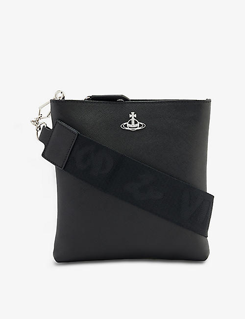 VIVIENNE WESTWOOD: Squire leather cross-body bag