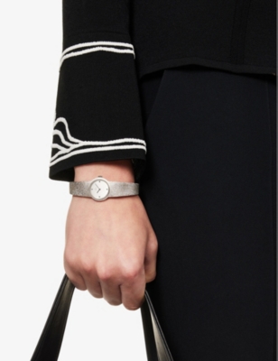 Shop Reselfridges Watches Women's Silver Pre-loved Omega De Ville 18ct White-gold Manual Watch