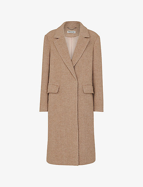WHISTLES: Double-breasted wool-blend coat