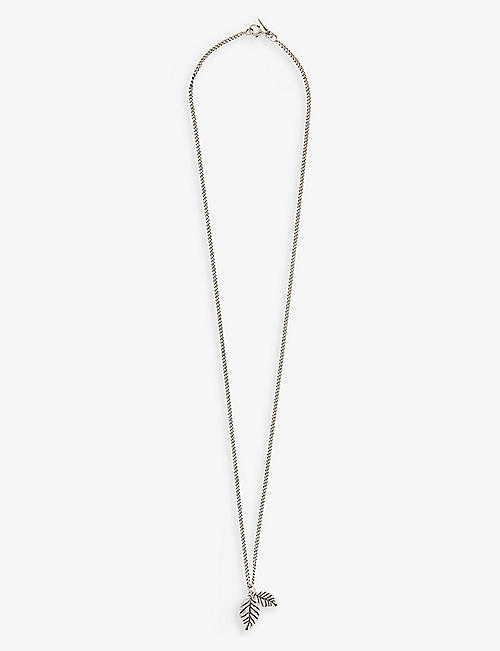 EMANUELE BICOCCHI: Leaves sterling-silver pendant necklace