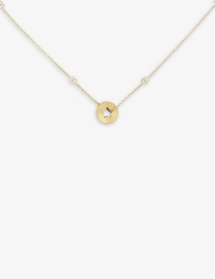 Shop Gucci Womens Yellow Gold Icon 18ct Yellow-gold Pendant Necklace
