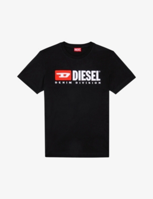 DIESEL: T-Diegor brand-print cotton-jersey T-shirt