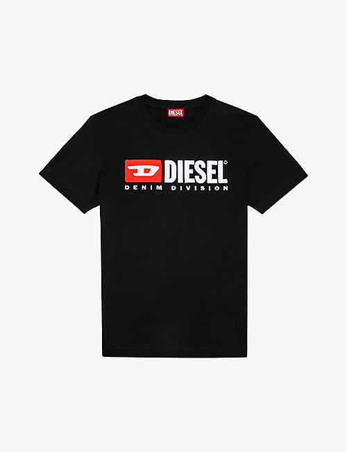 DIESEL: T-Diegor brand-print cotton-jersey T-shirt