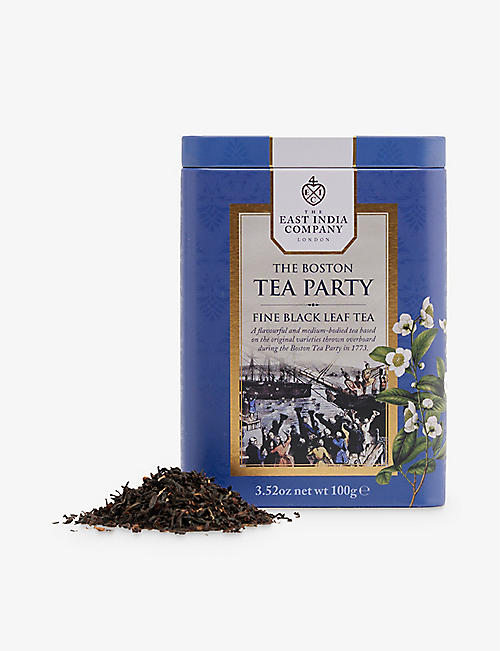 THE EAST INDIA COMPANY: The Boston Tea Party loose-leaf black tea caddy 100g