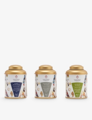 THE EAST INDIA COMPANY: Loose-leaf tea caddy gift set of three
