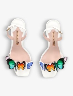 SOPHIA WEBSTER Vanessa butterfly-embellished heeled sandals