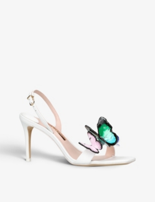 SOPHIA WEBSTER Vanessa butterfly-embellished heeled sandals